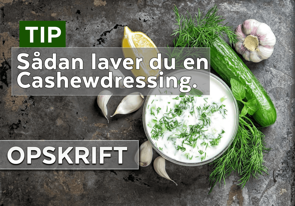 Cashewdressing cremet lækker sund opskrift